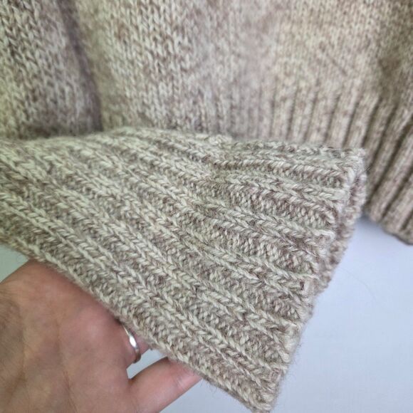 Vintage Woolrich Wool Blend Crewneck Sweater Beige Size Medium - Picture 5 of 7